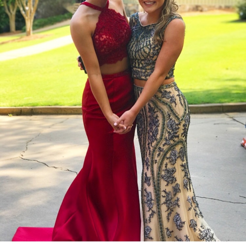 Dark Red Prom / Homecoming Dress